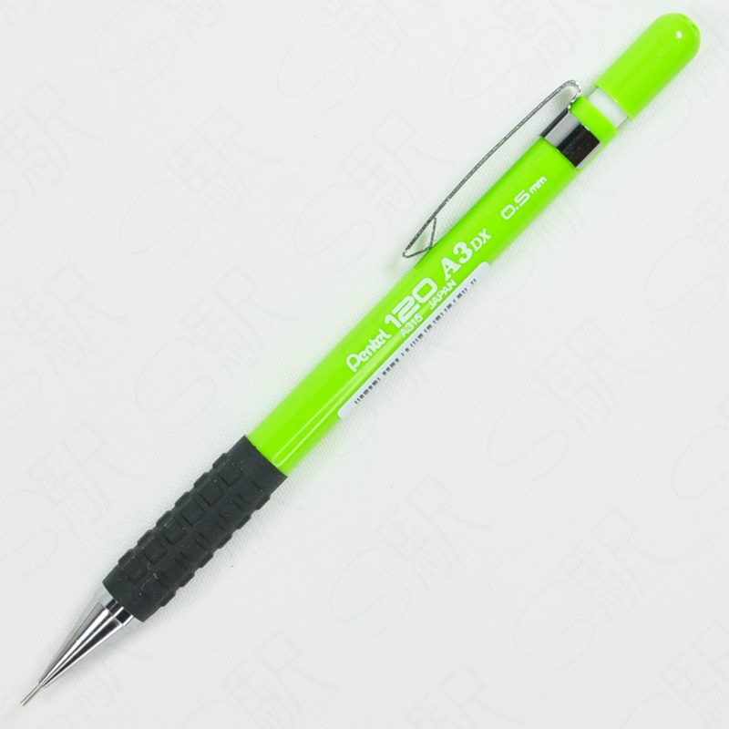Pentel 120 A3DX 0.5mm Mechanical Pencil (Overseas Limited) [A315-K] - Yellow Green